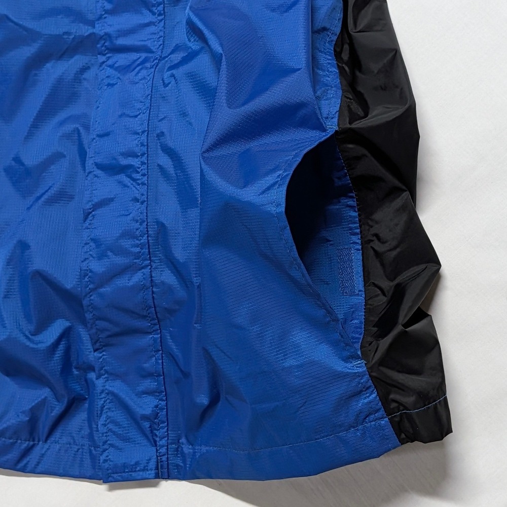 Stearns DryWear Rain Jacket Mens 2XL Blue Black Hooded Windbreaker 8732 Ripstop - Picture 8 of 16